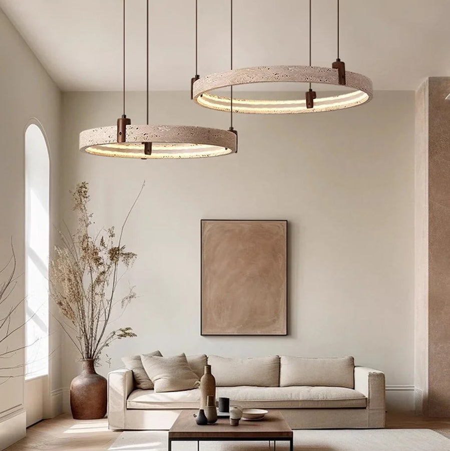 Lustre Suspension Cascade Sphères Verre Transparent et Métal Chromé - Salon Salle à Manger — Lothaire