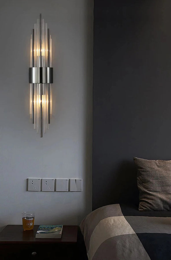 Monaco Cylindre Métal Doré et Argenté Art Déco