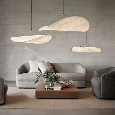 Suspension Nuage Tissu Blanc Minimaliste Design - Chambre Salon Cuisine — Sela