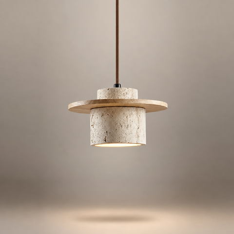 Shirin Cylindre Pierre Naturelle Minimaliste