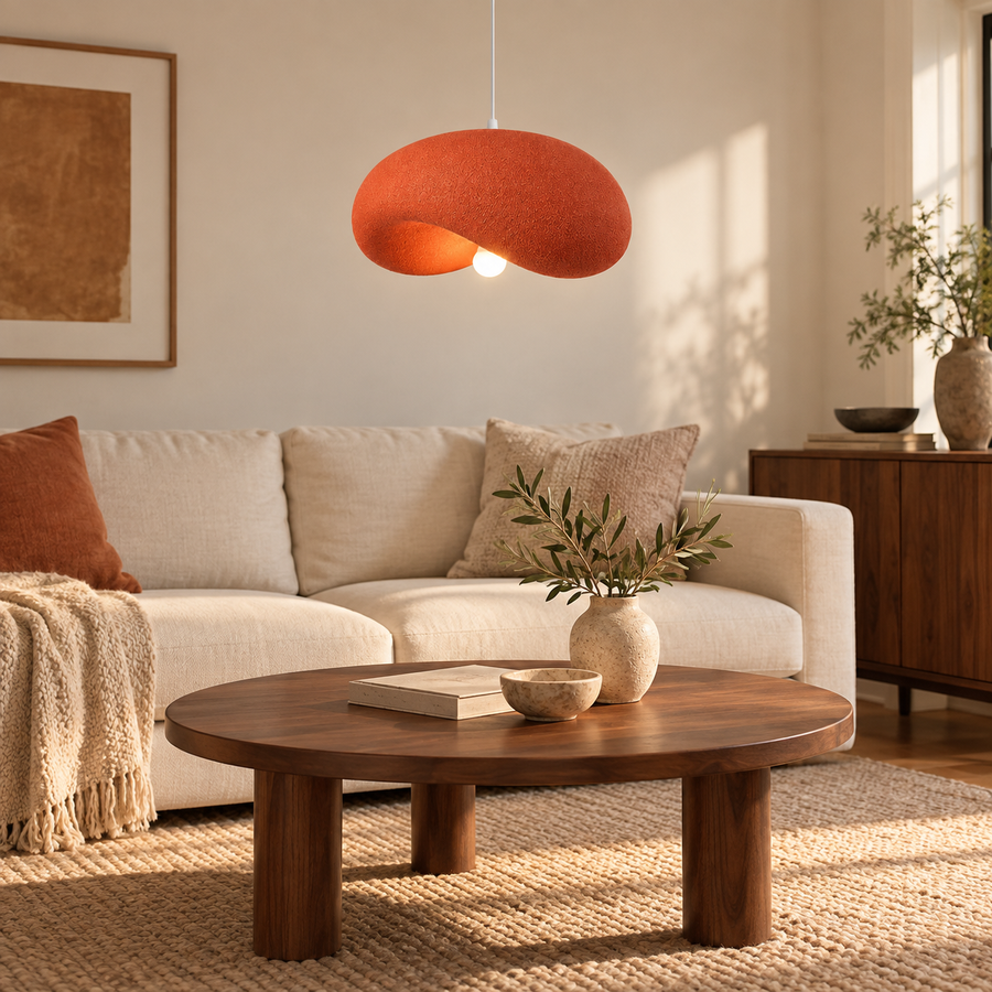 Brume — suspension nuage, ambiance orange