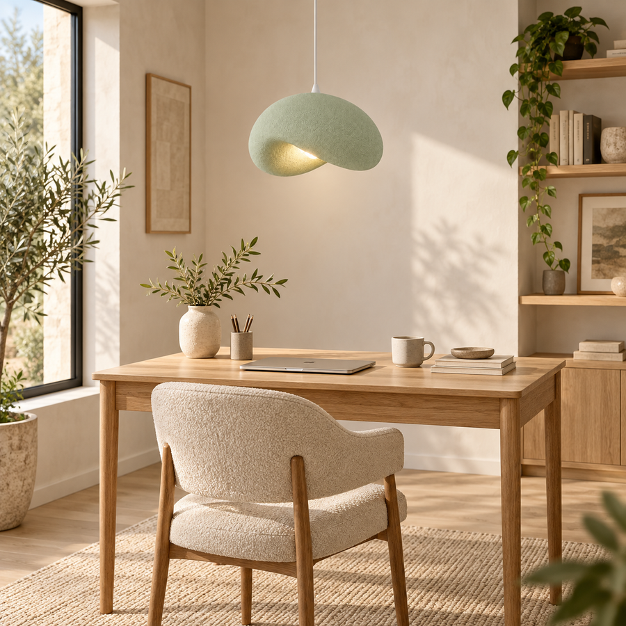 Brume — suspension nuage, ambiance vert-clair