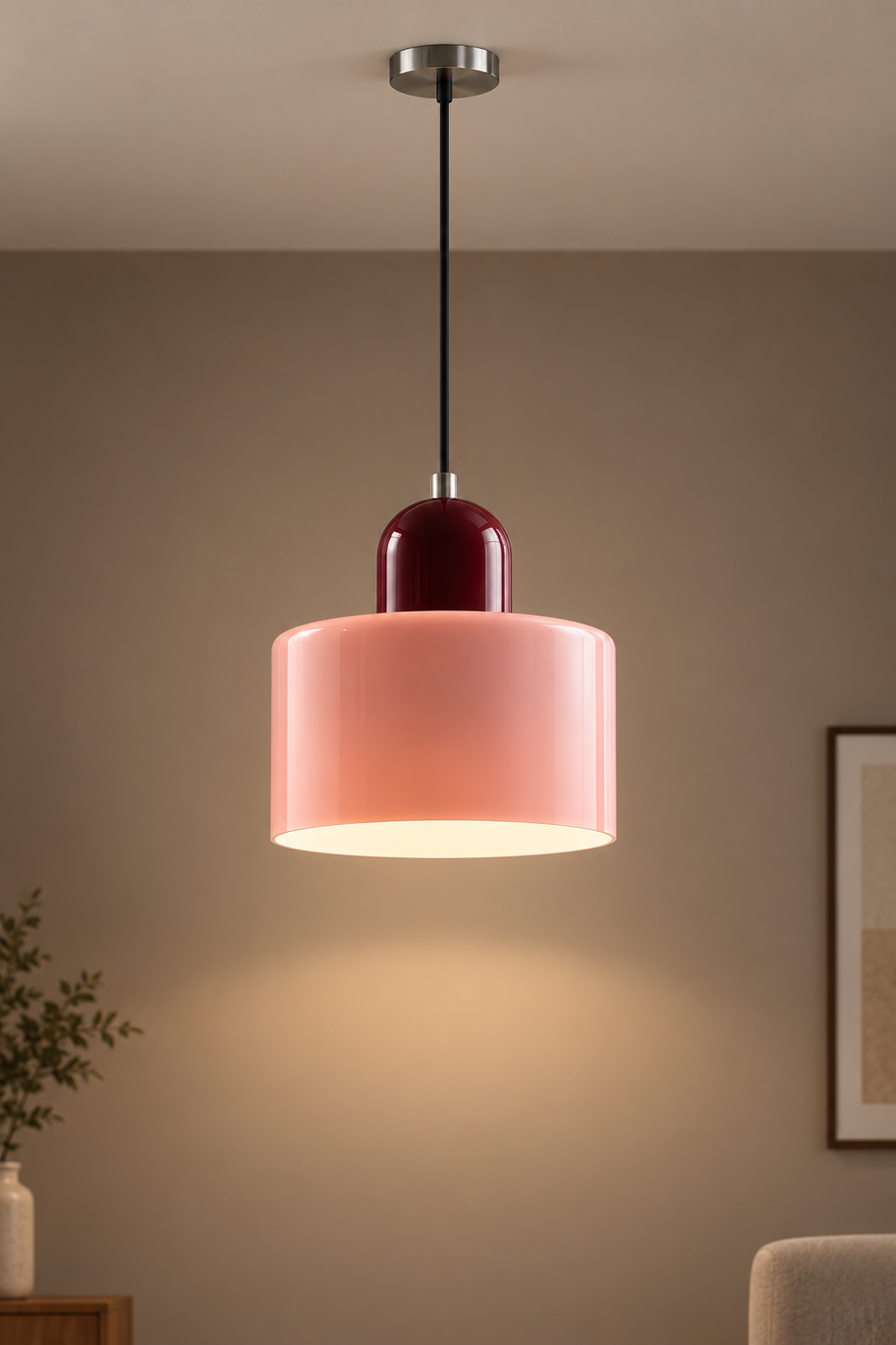 Suspension | Péridot — vue verticale du produit, cadrage élargi