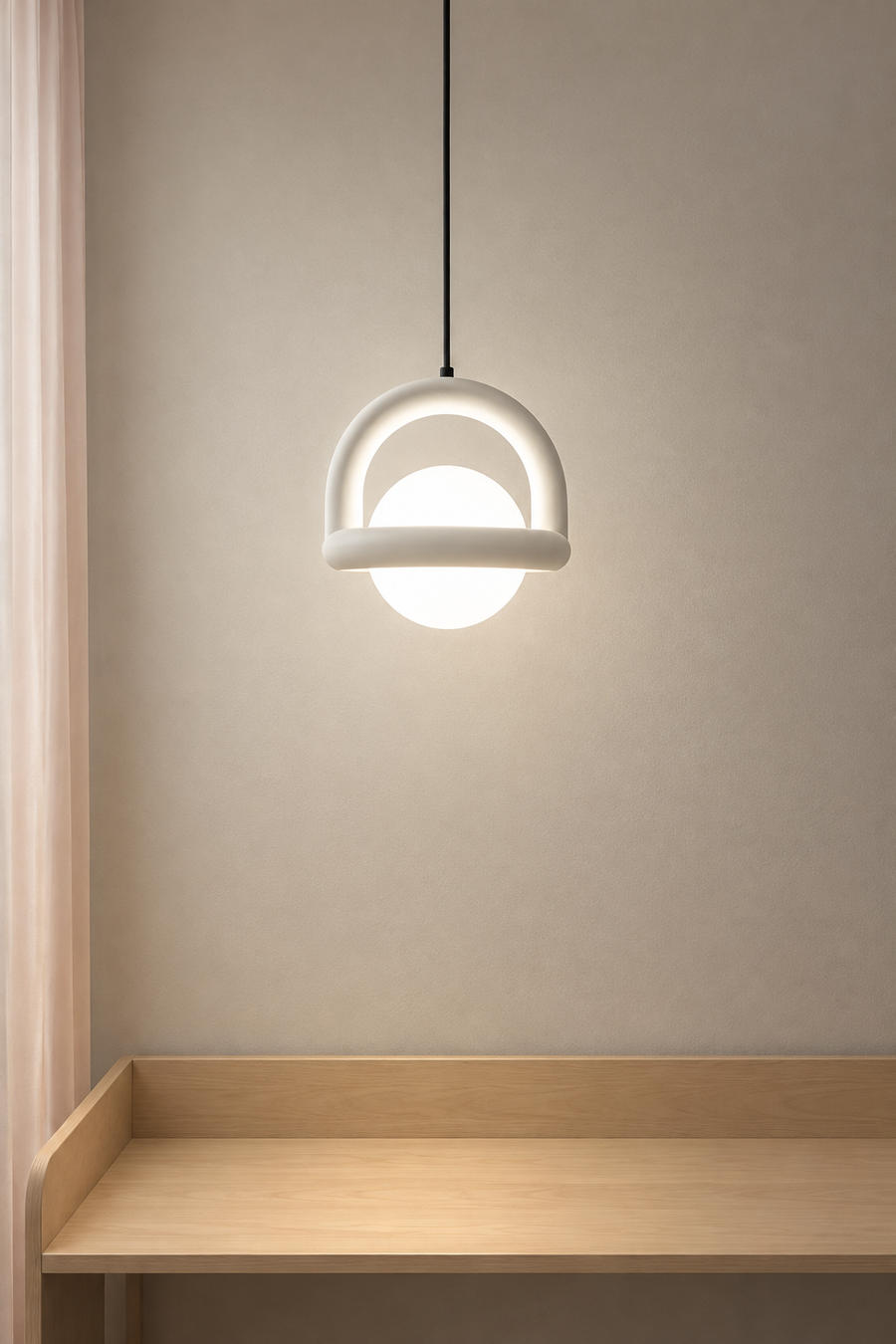 Suspension | Orbit — vue verticale du produit, cadrage élargi