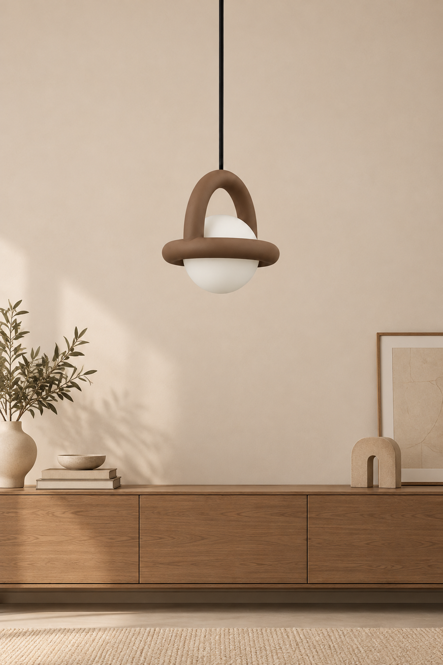 Suspension | Orbit — vue verticale du produit, cadrage élargi