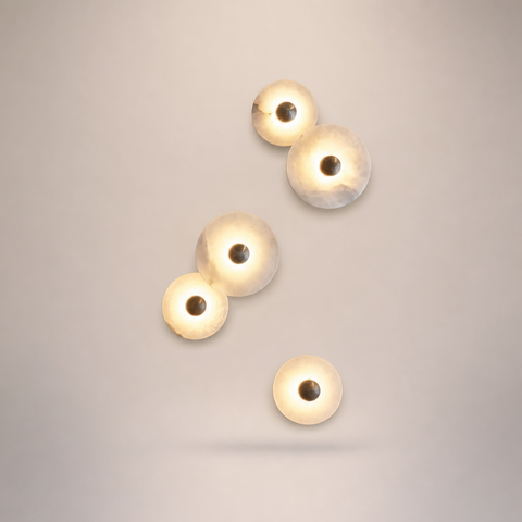 Përis Sphère Albâtre Blanc Épuré
