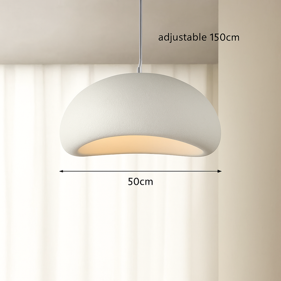 Suspension Cylindres Verre Fumé et Métal Noir - Chambre Salon Cuisine — Tubis