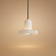 Suspension Anneaux Tissu Crème Minimaliste Design - Chambre Salon Cuisine — Fulgor