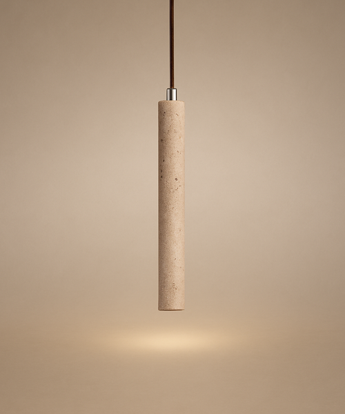 Suspension Sphère Béton et Bois Minimaliste Design Boule - Cuisine Salon Salle à Manger — Legato