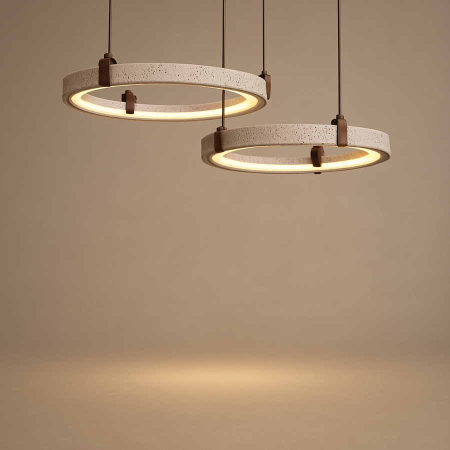 Lustre Suspension Cascade Sphères Verre Transparent et Métal Chromé - Salon Salle à Manger — Lothaire