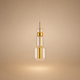Suspension Anneau Béton Brut et Bois Naturel - Cuisine Chambre Salon — Antares