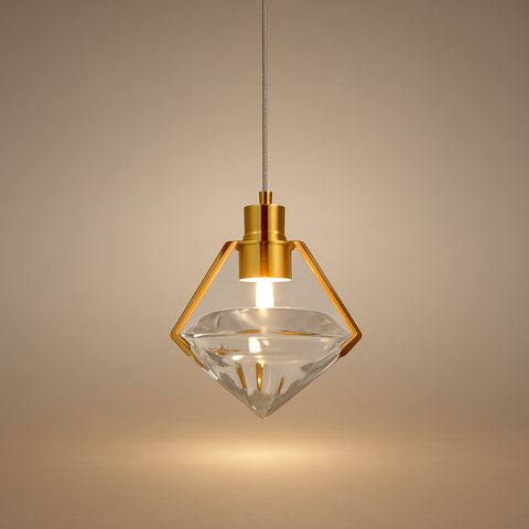 Suspension Cylindre Verre Blanc Art Déco - Chambre Salon Cuisine — Miro