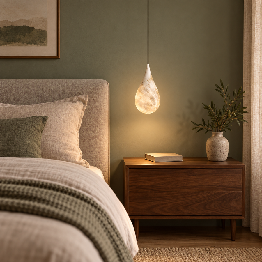 Larme — suspension en ambiance — corps 20 cm