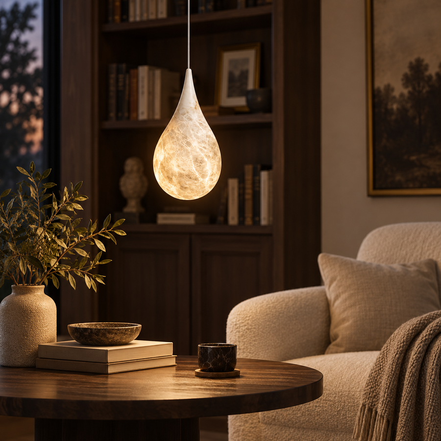Larme — suspension en ambiance — corps 30 cm
