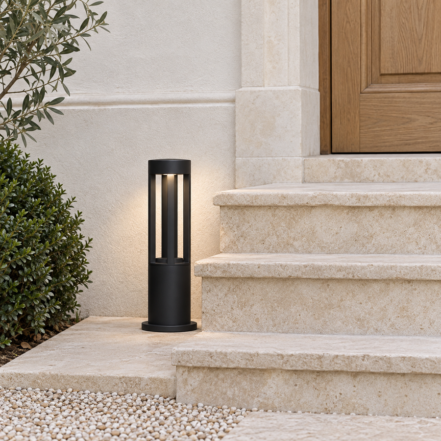 Torre — borne noire 40 cm — entree jour