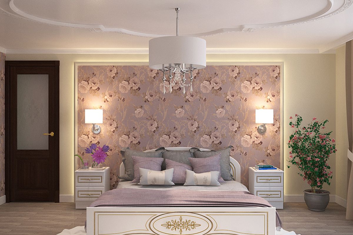 Ambiance intérieure — Paire de lampes de chevet : parfaite symétrie dans la chambre