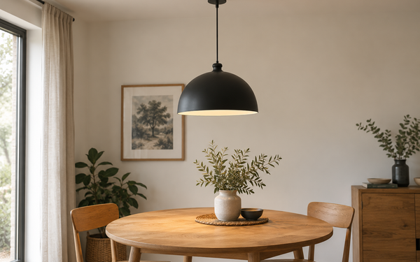 Illustration d’ambiance — Suspension noire mate : le choix design qui s'adapte à tout