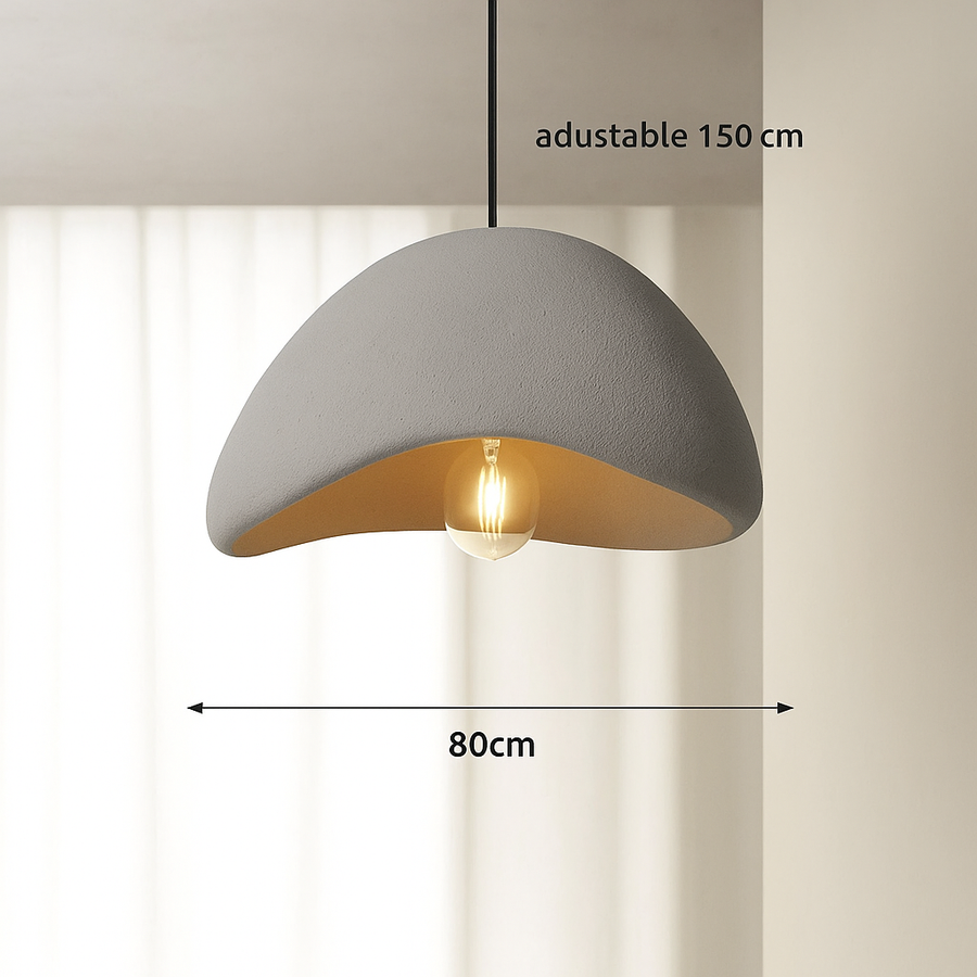 Suspension Cylindres Verre Fumé et Métal Noir - Chambre Salon Cuisine — Tubis