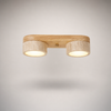 Chika Cylindres Bois Foncé Minimaliste Épuré