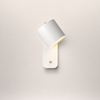 Applique Murale Cylindre Métal Blanc Minimaliste Design Moderne Blanche - Chambre Salle de Bain Salon — Fereshteh