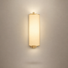 Mouloudji Cylindre Verre Opalin Minimaliste