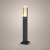 Lampadaire Cylindre Métal Noir Mat Minimaliste Design - Salon Bureau Chambre — Fuste