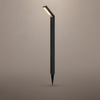 Hikari Cylindrique Aluminium Noir Mat Minimaliste