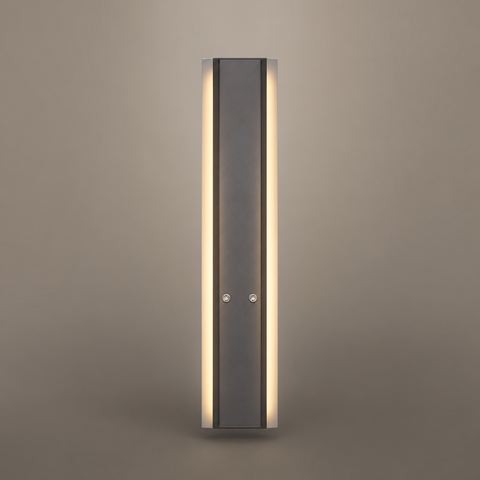 Cylindre Aluminium Noir et Blanc Minimaliste — Jorum