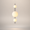 Léonore Sphères Métal Blanc Minimaliste