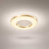 Plafonnier Anneau Métal Blanc Épuré Minimaliste Design Moderne - Salle de Bain Salon Chambre — Ferrara
