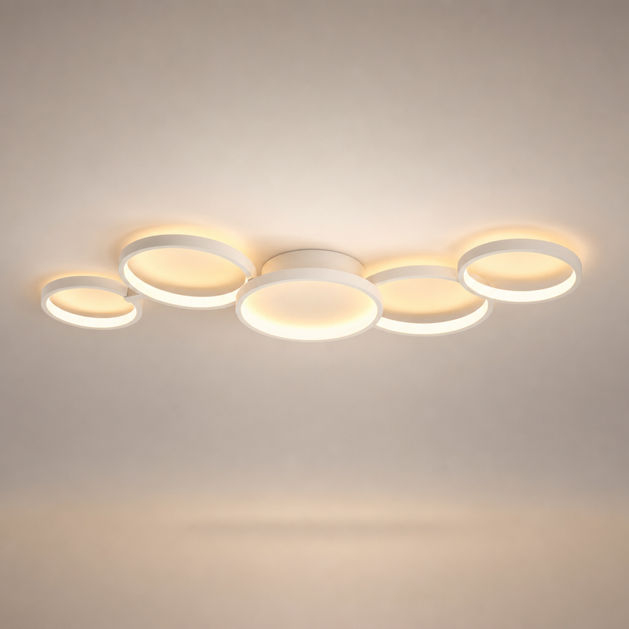Zora Anneaux Métal Blanc Minimaliste C