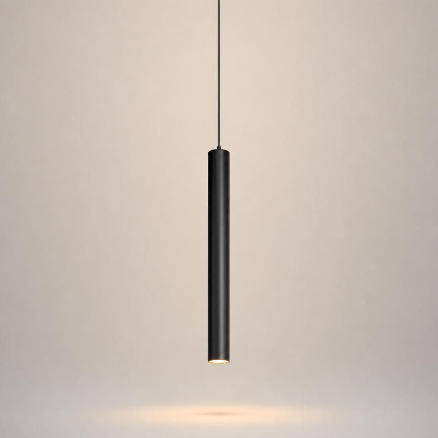 Parmis Cylindre Métal Noir Minimaliste H