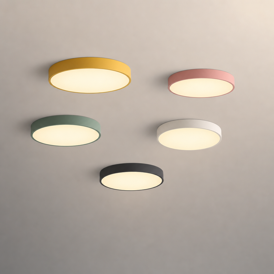 Syla Cylindre Métal Multicolore Minimaliste