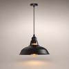 Grok Abat-Jour Acier Noir Mat Industriel