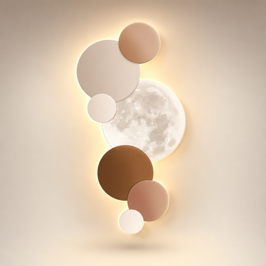 Mónica Cercles Métal Brossé Éclat Lunaire