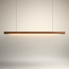 Suspension Barre Bois Naturel Minimaliste Design - Cuisine Chambre Salon — Linéo