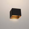 Rute Cube Aluminium Noir Épuré