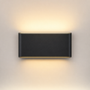 Lumis239 Rectangle Métal Noir Mat Minimaliste B