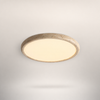 Plafonnier Anneau Bois Naturel Minimaliste Design Moderne - Salon Chambre Salle à Manger — Altair