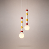 Léonore Sphères Métal Blanc Minimaliste