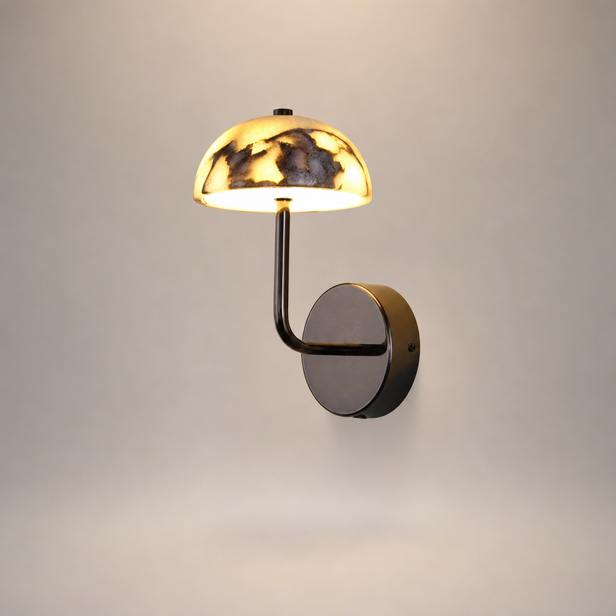 Estrella Cylindre Béton Brut et Bois Naturel