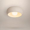 Saki Cylindre Céramique Blanche Minimaliste