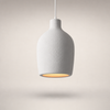 Suspension Cylindre Céramique Beige Minimaliste Design - Chambre Salon Cuisine — Colonne