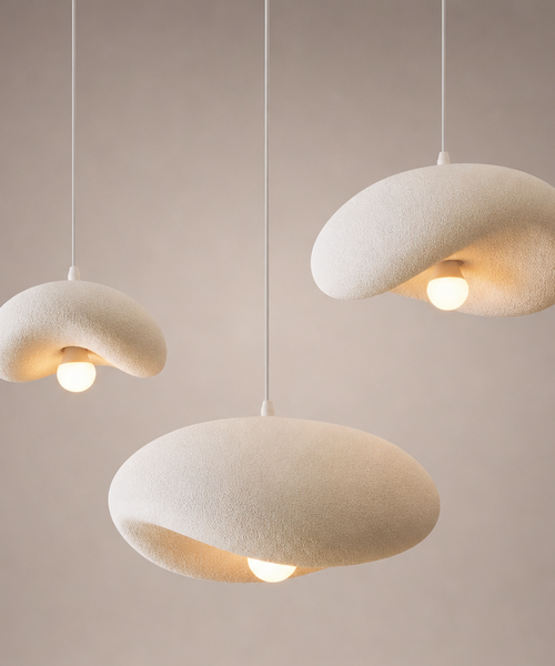 Suspension Nuage Céramique Minimaliste Design - Chambre Salon Cuisine — Brume