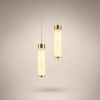 Suspension Ondes Bois Naturel Sculptural Épuré Design - Cuisine Chambre Salon — Fulvia