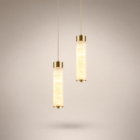 Suspension Ondes Bois Naturel Sculptural Épuré Design - Cuisine Chambre Salon — Fulvia