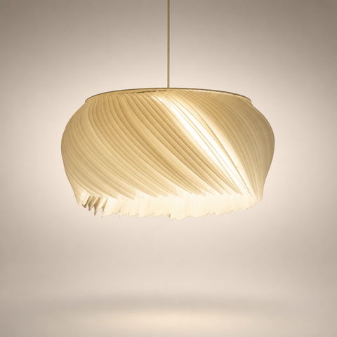 Valencia Spirale Tissu Crème Élégante
