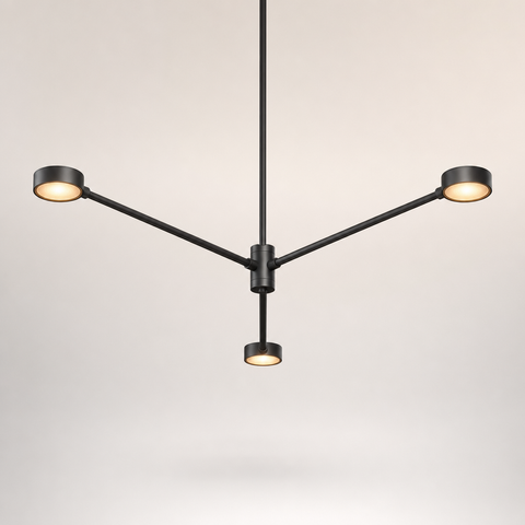Léonie Mobile Métallique Noir Mat Minimaliste