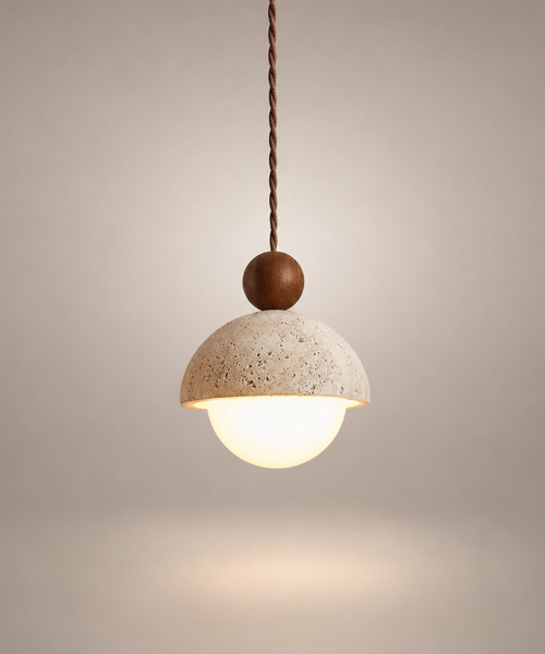 Adwoa Dôme Béton et Bois Minimaliste