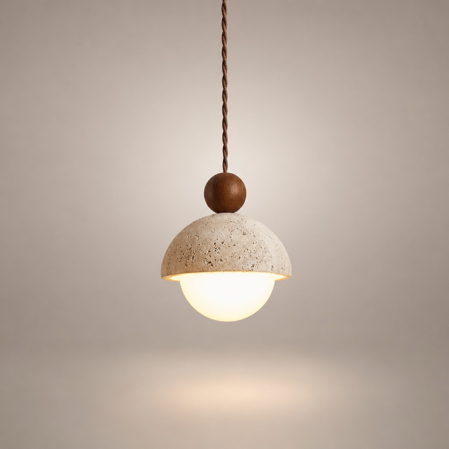 Adwoa Dôme Béton et Bois Minimaliste